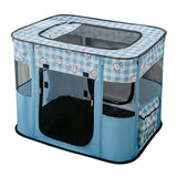 Maxbell Maxbell Cat Bed Oxford Fabric Nest House Cat Tent Cat House for Rabbit Small Dogs Blue