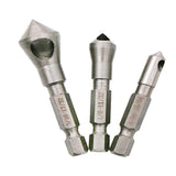 Set 3Pc Hex Countersink Deburring Bits Chamfering Drill Oblique Hole Chamfer - Aladdin Shoppers