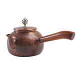 Maxbell Brass Teapot Sharing Pitcher Portable Teaware for Hotel Tea House Restaurant 600ml A