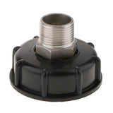 Maxbell 1000L IBC Water Tote Tank Adapter Hose Cap 60mm 1Inch Outside/6 Extra Thread