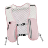 Maxbell Hydration Backpack Adjustable Straps Running Vest Pack for Trail Hiking Race Pink