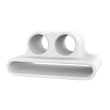 Maxbell 2 XSilicone Case Belt Holder Portable Anti-lost Strap for Apple AirPod White