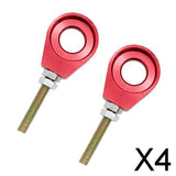 Maxbell 4x15mm Chain Adjuster Tensioner for Pit Dirt Bike CRF50 SSR Thumpstar Red