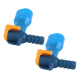 Maxbell 2 Pieces Water Bag Replacement Piping Suction Nozzle with Switch Dust Cap - Aladdin Shoppers