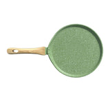 Maxbell Nonstick Crepe Pan Cookware Griddle Pan for Egg Omelet Gas Roti Indian Green universal