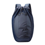 Maxbell Drawstring Backpack Fitness Drawstring Gym Bag for Shopping Badminton Tennis Dark Blue