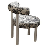 Maxbell Vanity Chair Stable Decoration Comfortable for Apartment Living Room Bedroom White Leg