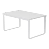 Maxbell Cabinet Shelf Space Saver Multipurpose Spice Rack for Kitchen Desktop Office White