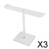 Maxbell 3xAcrylic Headband Holder Hairband Display Stand Protection Durable for Watch 1 Tier