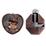 Maxbell 2 Pieces Puzzle Classic Metal Brain Teaser IQ Test Toy for Adults Children