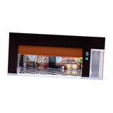 Maxbell 1/64 Scale Car Model Display Case with LED for Action Figures Gifting Layout Brown