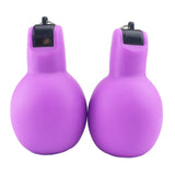Maxbell 2Pcs Hand Squeeze Whistles Coaches Whistles for Home School Coaches Referees Purple