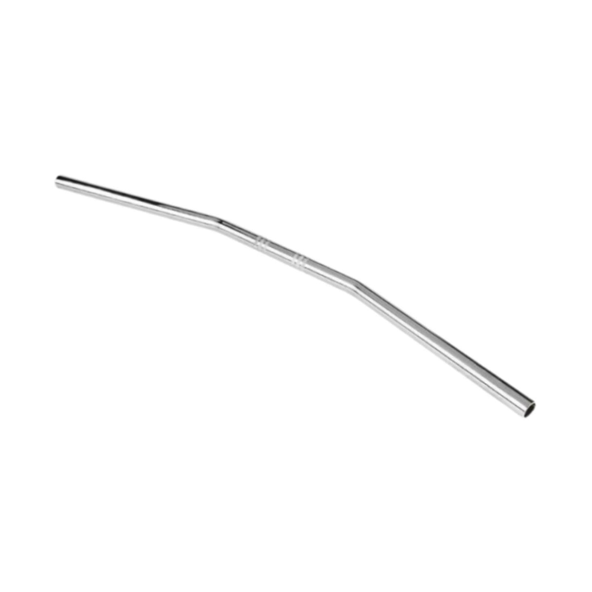 1" 25mm Motorcycle Drag Bar Accessories Components Spare Part Bend Handlebar Silver