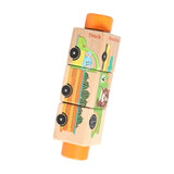 Wooden Twist Toy Fine Skill Educational Puzzle Toy for Toddlers Children 1-3 Transportation Type