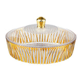 Maxbell Cake Plate with Cover Serving Cookie Platter for Dining Room Holidays Events A