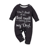 Maxbell Baby Bodysuit Letter Print Toddlers Coverall for Holiday Playwear Daily Wear 18 to 24 months