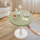 Maxbell Table Cloth Stretchable Oil Anti Table Cover for Picnic Patio Wedding Green Diameter 60 cm