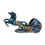 Maxbell Wine Bottle Holder Animal Figurine Bottle Rest Statue for Bar Countertop Decor Dark Blue