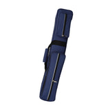 Maxbell Portable Bamboo Flute Storage Bag Trendy Lightweight Billiards Pool Cue Case Blue