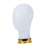 Maxbell Mannequin Head Wig Display Holder Hat Display Stand for Helmets Wigs Glasses Gold