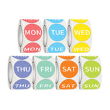 7 Day of The Week Sticker Self Adhesive Food Tag for Kitchen Home Restaurant