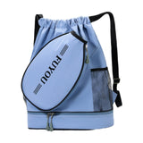 Maxbell Tennis Bag Tennis Backpack Portable Paddle Bag for Player Women Men Training Blue