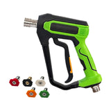 Maxbell Pressure Washer Household Cleaning Fence Driveway Yard Powerful Washing Tool External 22 To 14 With 5 Nozzles