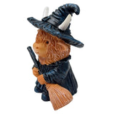 Maxbell Animal Statue Unique Table Decor Halloween Decor for Indoor Living Room Home 8cmx6cmx10cm Highlanding Cattle