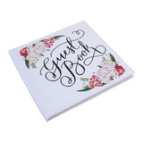 Luxury Flower Guest Book Wedding Party Guest Signature Keepsake