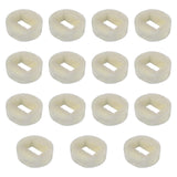 Maxbell 15x Pet Fountain Filter Pet Drinking Pet Water Fountain Pets Fountain Filter white
