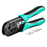 Maxbell Network Crimper Labor Saving Compact RJ11 RJ12 45 Connector Crimper Pliers