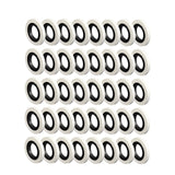 Maxbell 40 Pieces Currency Straps for 20mm Banknote Binding Machines White for Bank 60m