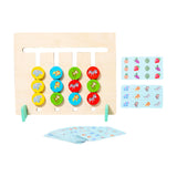 Maxbell Color Matching Slide Puzzle Wooden Toys Children Montessori Toys Travel Toys Fruit