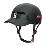 Bike Helmet, Lightweight Cycling Helmet, Sports Cap Design, Adjustable, All-Purpose Black Carbon Fiber S