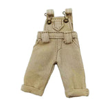 Maxbell 1:12 Dolls Clothes Pants Outfit Clothes Model Costume for Gsc Ob11 BJD Dolls Beige