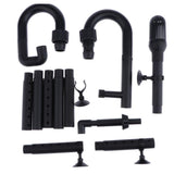 Maxbell Maxbell Aquarium Fish Tank Outflow Inflow Pipe Tube For Fish Tank  L-Black