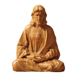 Maxbell Sacred Heart of Jesus Statue Catholic Figurine with Singing Bird Wall Clock
