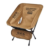 Maxbell Camping Chair Foldable with Carry Bag Folding Chair for Picnic Travel Hiking Khaki