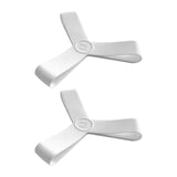 Maxbell Fin Keepers Easy Pull on Elastic Secure for Underwater Swimming Water Sports White M 39 to 41