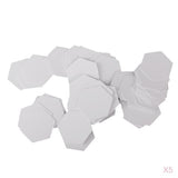 Maxbell Pack of 500 Hexagon Shape English PAPER PIECING Quilting Templates Crafts