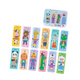 Maxbell Wooden Kids Puzzles Bright Color Shapes for Baby Boys Girls Ages 3-5 Animal