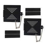 Maxbell 2 Pieces RV Bumper Cap Cover Rubber Heavy Duty RV Bumper End Cap for RV Carbon Steel