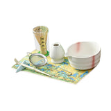 Maxbell 7Pcs Matcha Whisk Set Japanese Utensils Gift Handcrafted Making Tools Sifter White Red