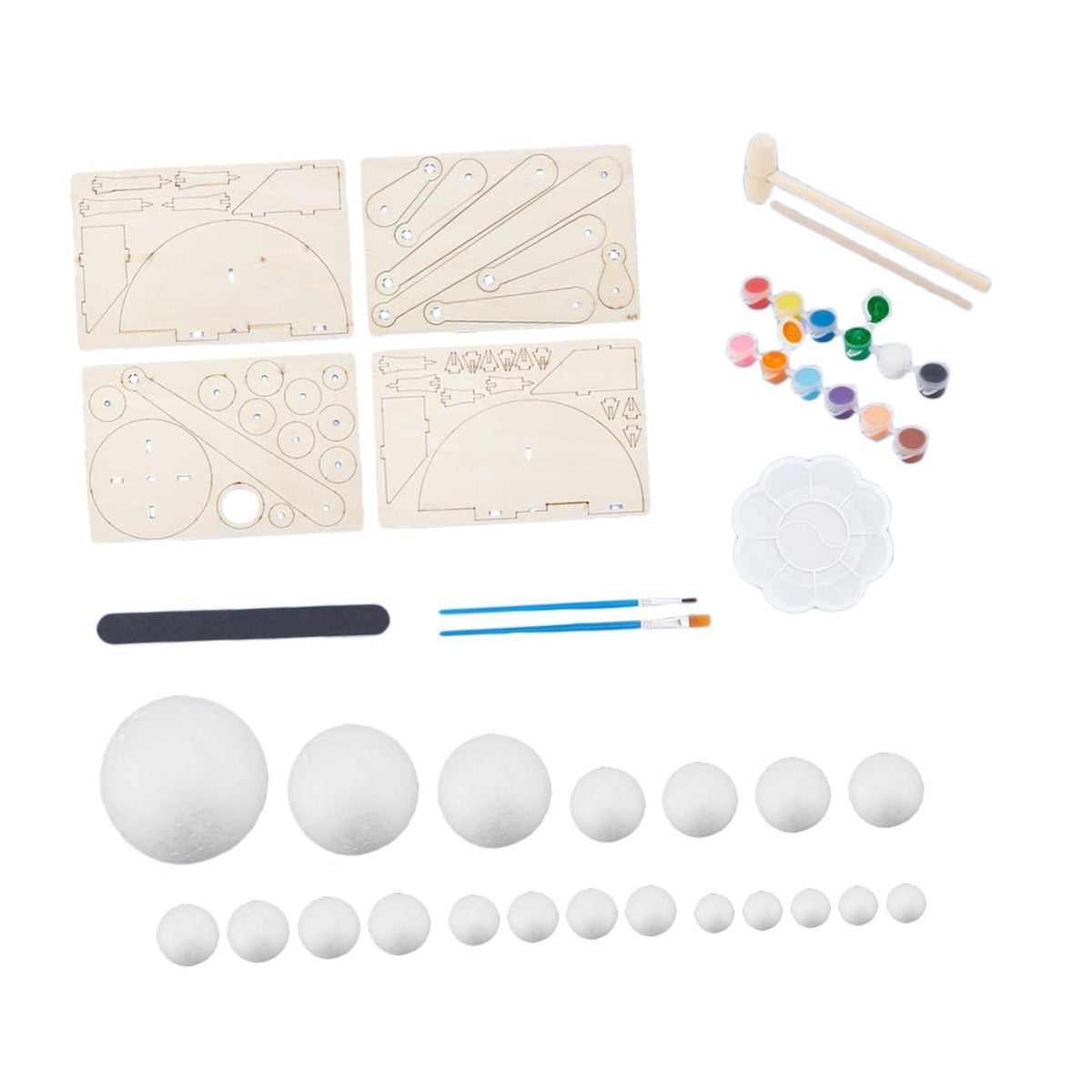 Maxbell Solar System Model Set DIY Toys for Early Development Children Enlightenment
