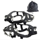 Maxbell Winter Shoe Crampons Gift Portable Shoe Grips for Ice Fishing