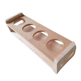 Maxbell Shot Glass Storage Holder Cup Stand Mug Cup Rack for Bar Tabletop Countertop Unpainted Surface