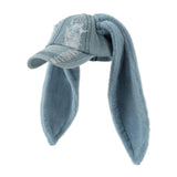 Maxbell Womens Baseball Cap with Long Rabbit Ear Sun Cap for Running Cosplay Outdoor