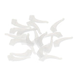 Maxbell Maxbell 10 Pairs Silicone Anti Slip Ear Grip Hooks Holder For Eyeglasses Glass Clear