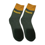 Maxbell Thick Warm Socks Adults Novelty Athletic Breathable Festival Cozy Crew Socks Length 28cm Dark Green