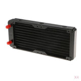 Maxbell 4x Alloy Computer Radiator 240mm 10 Pipes Water Cooler Cooling for CPU